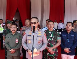 Kodam Brawijaya Hadiri Apel Sispamkota di Kabupaten Sampang
