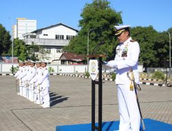 Berjalan Khidmat, Prajurit dan Siswa Satdik-2 Kodiklatal Laksanakan Upacara Peringatan HUT Ke-79 Kemerdekaan RI