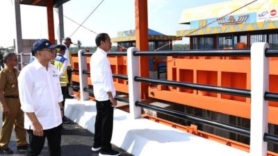Resmikan Bendungan Margatiga, Presiden Jokowi : Manajemen Pengelolaan Air Jadi Fokus Pemerintah