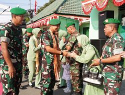 Kodim 0830/Surabaya Utara Terima Kunjungan Kerja Danrem 084/Bhaskara Jaya