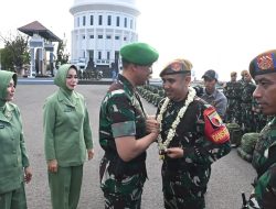 Penuh Kebanggaan, Dangartap Mayjen TNI Rudy Saladin Sambut Kedatangan Satgas Yonarhanud 8/MBC