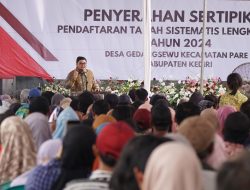 Capai 90 Persen, Mas Dhito Targetkan PTSL Lengkap 2025