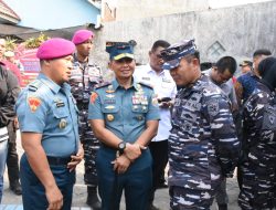 Danlantamal V Dampingi Kasal Peletakan Batu Pertama Panti Asuhan Dan Musholla