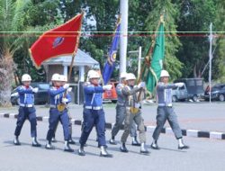 Disambut Khidmat Sekda Gresik Achmad Washil, Kirab Bendera Pataka Jer Basuki Mawa Beya Usung Tema Sigap Pilkada Damai
