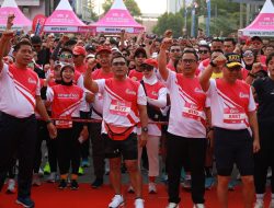 Momen Penting Satukan Kebersamaan, Dirdik Kodiklatal Ikuti Fun Run 5K Hari Kesehatan TNI AL