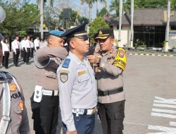 Gelar Pasukan Operasi Zebra Semeru 2024 Polres Nganjuk, Kapolres : Waspadai Peningkatan Aktivitas Masyarakat Pada Kegiatan kampanye Pemilukada 2024