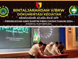 Kabintaldam V/Brawijaya Hadiri Kick Off Peringatan Hari Santri PWNU Jatim