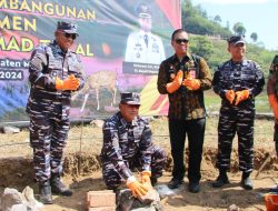 Wadan Lantamal V Hadiri Peletakan Batu Pertama Pembangunan Monumen Pesawat Nomad TNI AL