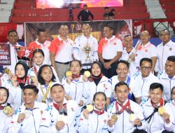 Aspers Danlantamal V Hadiri Penutupan Kejuaraan Karate Open Tournamen Piala Panglima TNI Tahun 2024
