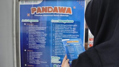 Pelayanan Administrasi Melalui Whatapps (PANDAWA) JKN, BPJS Kesehatan Sidoarjo Tingkatkan Pelayanan