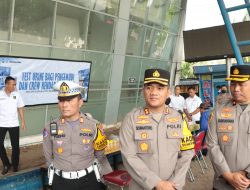 Polres Nganjuk Gelar Tes Urin Acak Sopir Angkutan Umum dan Bus, Upaya Preventif Jaga Keselamatan Penumpang