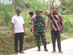 Dandim Bersama Forkopimda Bangkalan Tinjau Sasaran Fisik TMMD