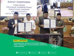 Propemperda Resmi Ditetapkan, Pemkot-DPRD Targetkan Tujuh Raperda Prioritas Tahun Depan MADIUN