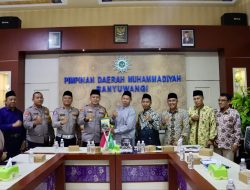 Cooling System, Kapolresta Banyuwangi Silaturahmi ke PD Muhammadiyah Pererat Sinergitas Wujudkan Pilkada 2024 Damai