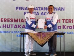 Pemkab-PT POMI Teken Berita Acara Peresmian Serah Terima Aula Hutaka