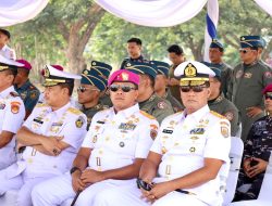 Danlantamal V Hadiri Penyematan Brevet Kehormatan Penerbangan TNl Angkatan Laut Kepada 11 Pati TNI AL