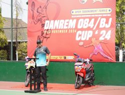 Danrem 084/Bhaskara Jaya Tutup Open Tournament Tenis Danrem Cup 2024