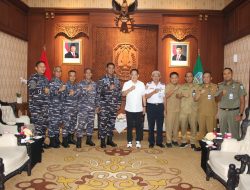 Danlantamal V Lakukan Kunjungan Resmi Kepada Gubernur Jatim