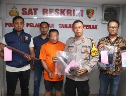 Pelaku Penganiayaan di Jalan Bulak Banteng Tanjung Diamankan Polres Pelabuhan Tanjungperak di Cikarang