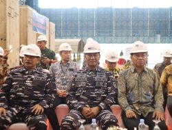 Danlantamal V Ikuti Ceremony of Keel Laying Kapal Frigate Merah Putih Ke-2 PT PAL Indonesia