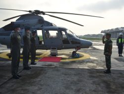 Heli Panther Wing Udara 2 Dukung Peninjauan Asops Panglima TNI di Latgabma Keris Woomera 2024