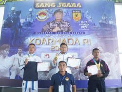 Atlet Karate Koarmada II Berjaya di Kejurnas Karate Piala Pangkoarmada RI 2024