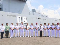 Lantamal V Sambut Kedatangan 2 Kapal Perang Diraja Brunei Darussalam (KDB)