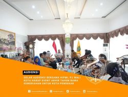 Gelar Audiensi Bersama HIPMI, Pj Wali Kota Harap Event Akhir Tahun Bawa Kemeriahan untuk Kota Pendekar Madiun