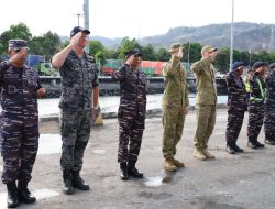 Prajurit TNI Lepas Kepulangan Pasukan ADF Usai Latgabma Keris Woomera 2024