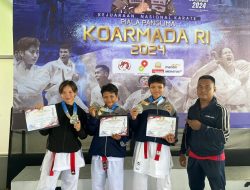 Tim Kodiklatal Raih 23 Medali Dalam Kejurnas Karate Piala Pangkoarmada RI 2024