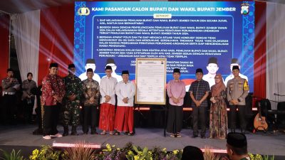 Cooling System, Polres Jember Gelar Doa Bersama dan Deklarasi Damai Pilkada 2024