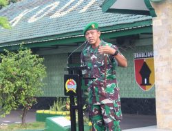 Dandim Pimpin Apel Kesiapan Sambut Pelaksanaan Pilkada Serentak 2024 Kota Surabaya
