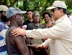 Presiden Prabowo Tinjau Infrastruktur Areal Lumbung Pangan di Wanam Merauke