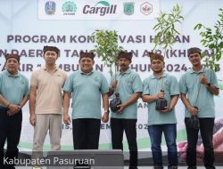 Pemprov Jatim, Pemkab Pasuruan Bersama PT Sorini Agro dan Cempaka Foundation Tanam 1000 Bibit Pohon