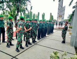 Pembersihan Taman Makam Pahlawan Dalam Rangka Hari Juang Kartika Ke-79