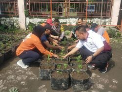 Wujudkan Asta Cita Polisi dan TNI bersama Warga Kota Mojokerto Gelorakan Swasembada Pangan