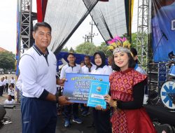 Peringati Hari Jadi Ke-75, Lantamal V Gelar Olahraga Bersama