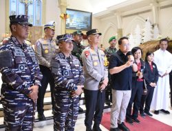 Pangkoarmada II Bersama Jajaran Forkopimda Jatim Pantau Malam Perayaan Natal 2024