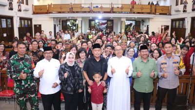 Polres Ponorogo dan Forkopimda Gelar Patroli Pastikan Ibadah Natal Berjalan Aman dan Khidmat