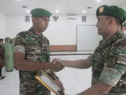 Dandim 0833/Kota Malang Pimpin Korps Raport Perwira Pindah Satuan