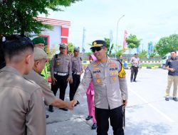 Polres Ngawi Pantau Perbatasan Jatim – Jateng, H+9 Ops Lilin Semeru 2024 Lalin Lancar