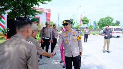 Polres Ngawi Pantau Perbatasan Jatim – Jateng, H+9 Ops Lilin Semeru 2024 Lalin Lancar