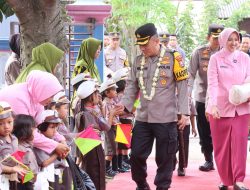 Menyongsong Generasi Emas 2045, Polres Blitar Resmikan TK Kemala Bhayangkari 45 Kalipang Lotim