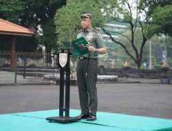 Awali Tahun 2025, Mayjen TNI Rudy Saladin Pimpin Upacara