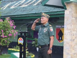 Jaga Kesehatan dan Kebersihan, Pesan Kasdim 0830/Surabaya Utara Usai Upacara Mingguan