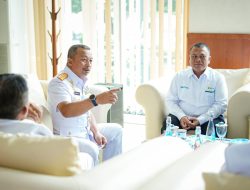 Pangkoarmada II Terima Kunjungan PLN Pusat Bahas Pembangunan dan Recovery Engineering