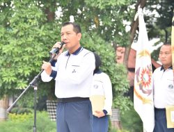 Wadan Kodiklatal Ajak Personel Jaga Kebersihan Gedung Kodiklatal Yang Heritage