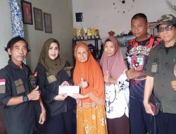 Ketua dan Pengurus SP3KM (Silaturohmi Putra-Putri Petarung KKO-MARINIR), Beri Santunan Keluarga Veteran Seroja Alh, Sersan Satu KKO (Purn.) Sujatno