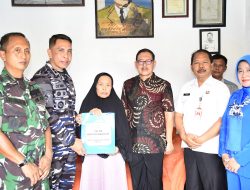 Jelang Hari Dharma Samudera, Lanal Cilacap Anjangsana Ke Keluarga Pertempuran Laut Arafuru