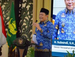 Plt. Bupati Sidoarjo Subandi Hadiri Pengukuhan Dewan Pengurus Korpri Kab.Sidoarjo Masa Bakti 2024-2029